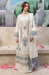 3 Piece - Unstitched Luxury Embroidered Lawn Fabric MR-2730