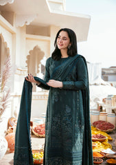 3 Piece - Unstitched Fully Embroidered Lawn Fabric MB-935