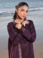 3 Piece - Unstitched Fully Embroided Lawn Fabric IZ-813