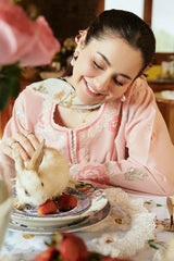 3 Piece - Unstitched Embroidered Lawn Fabric With Silk Dupatta